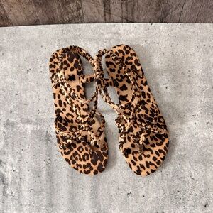Leopard Print Women's Sandals